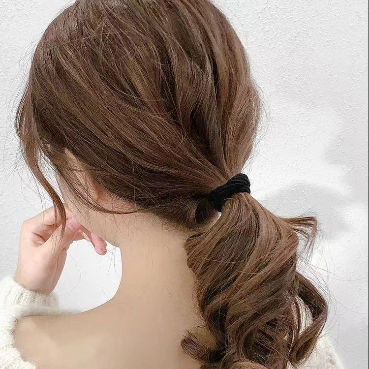 [ Bayar Di Tempat ] Ikat Rambut Korea Karet Multi Color 5 Pcs - 5in1 Ikat Rambut Wanita