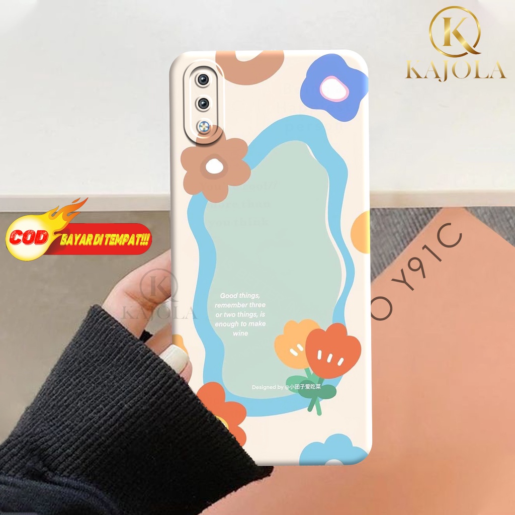 Case Hp Vivo Y91c / Y1s - Case Vivo 1820 - Casing Hp Vivo Y91c / Y1s - Silicon Hp - Cover Hp - Akses