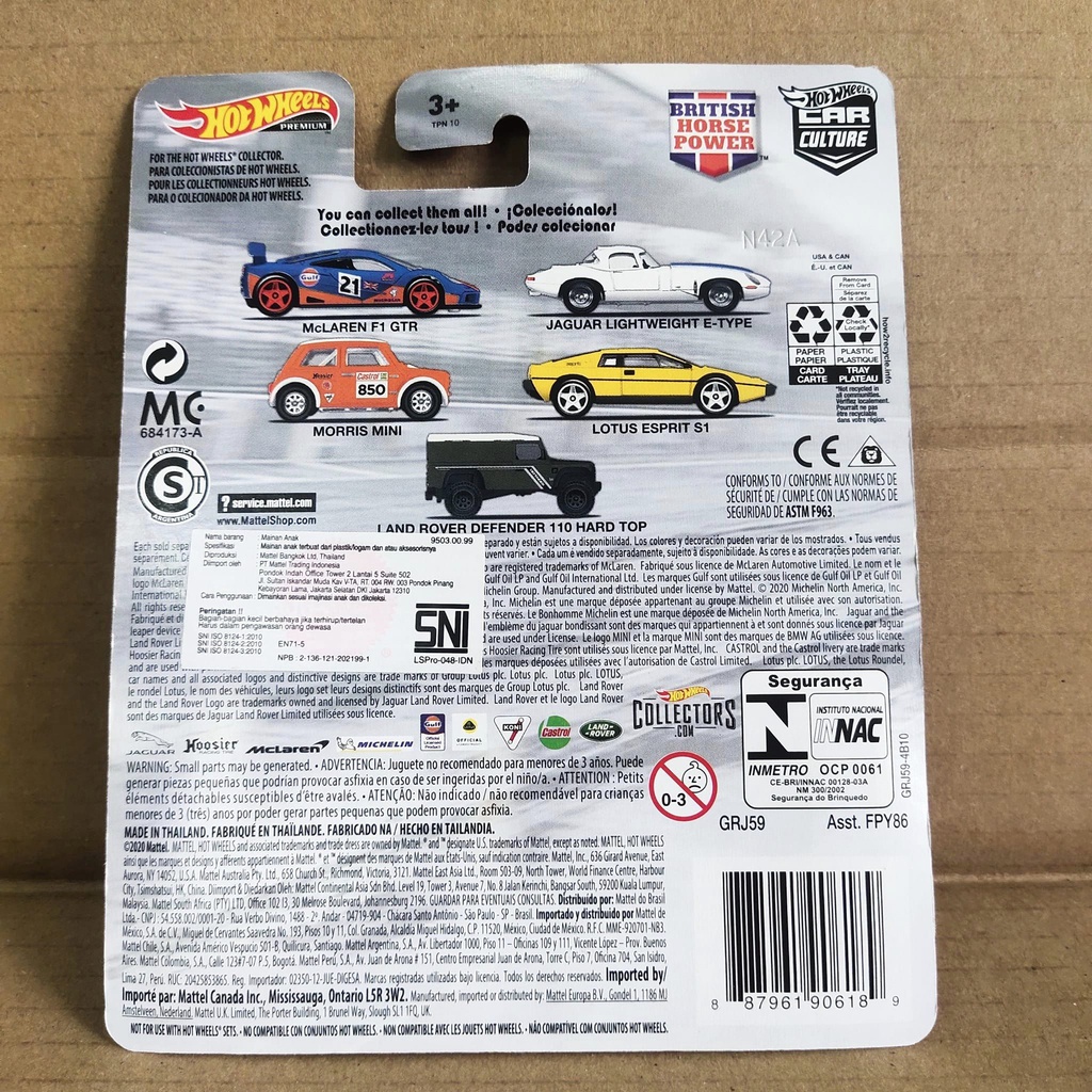 Hotwheels British Horse Power Morris Mini