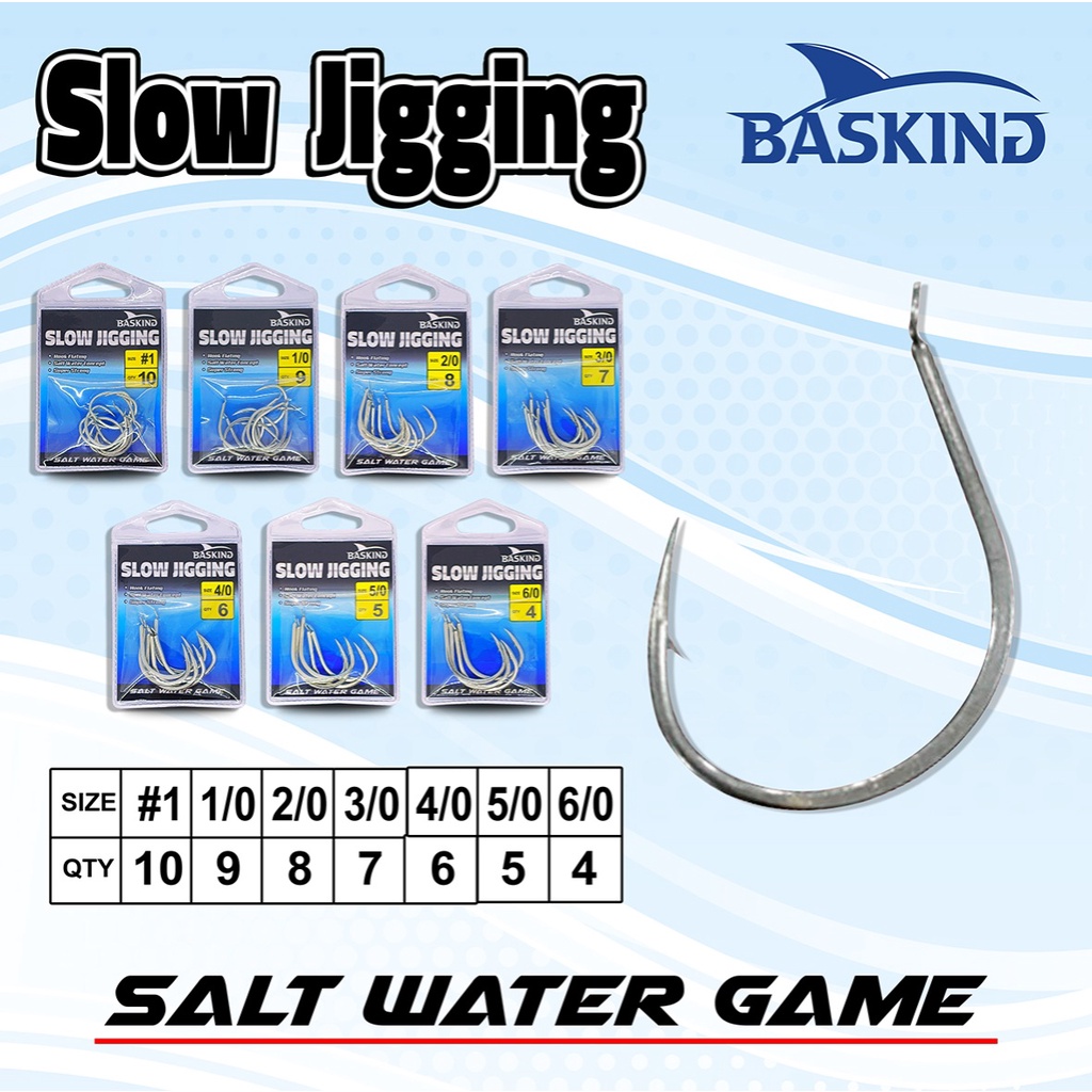Hook Slow Jigging Flating HOok Basking HOOK JIgging Kail Mancing SW