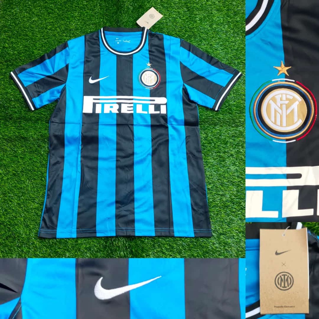 JERSEY RETRO INTER MILAN HOME 2009 / 2010 JERSEY INTER 2010 GRADE ORI THAILAND