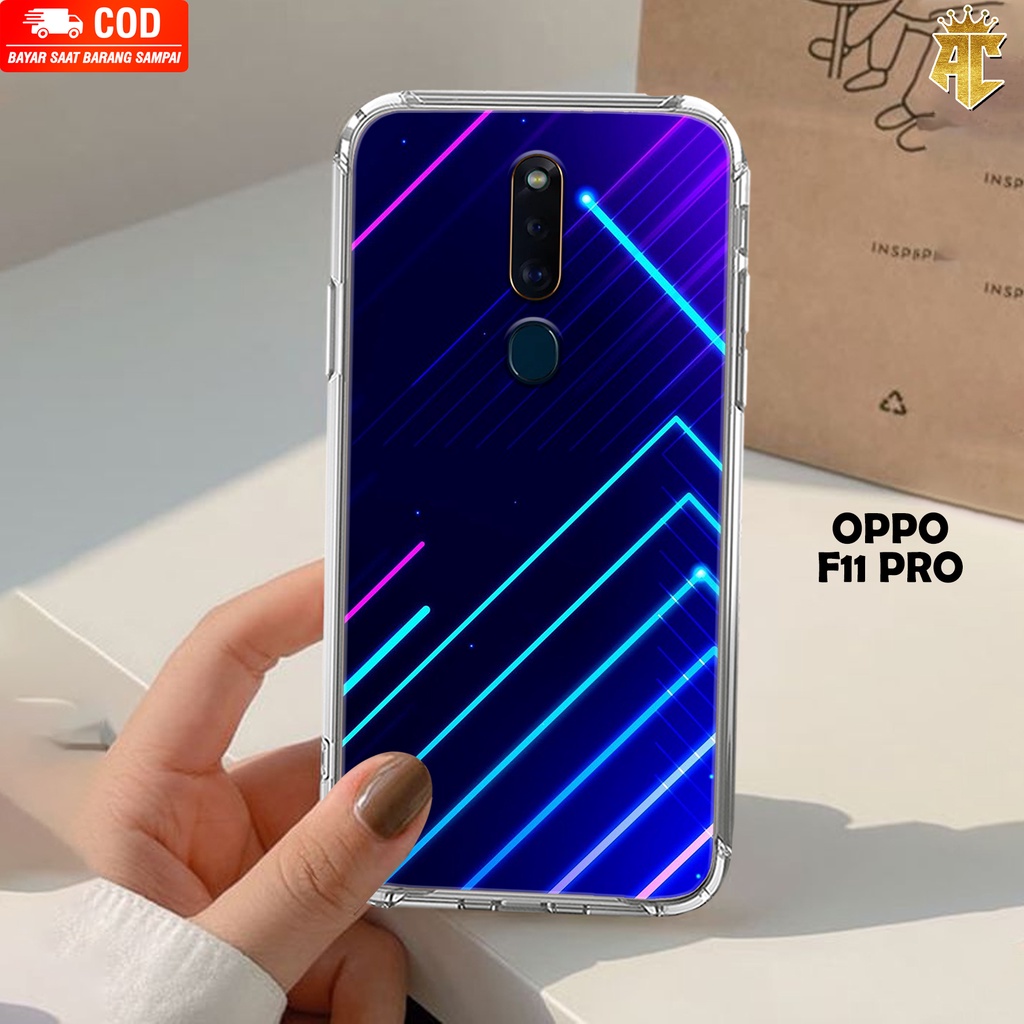 CASE OPPO F11 PRO - Casing OPPO F11 PRO Terbaru AERO STORE [ MOTIF 01 ] Silikon - Case Hp - Case Mew