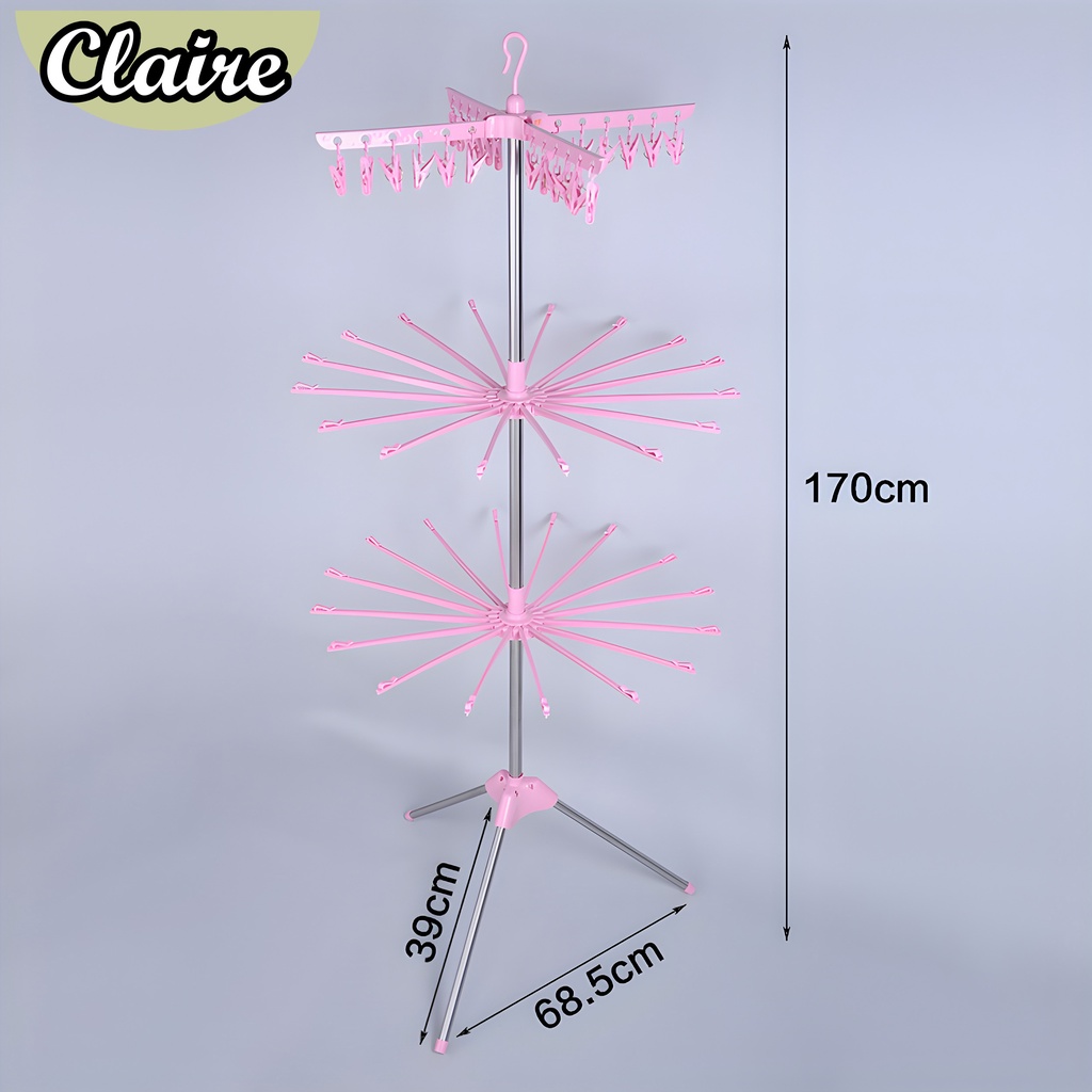 Jemuran Menara Lipat 3 Tingkat / Jemuran Gantungan Bayi