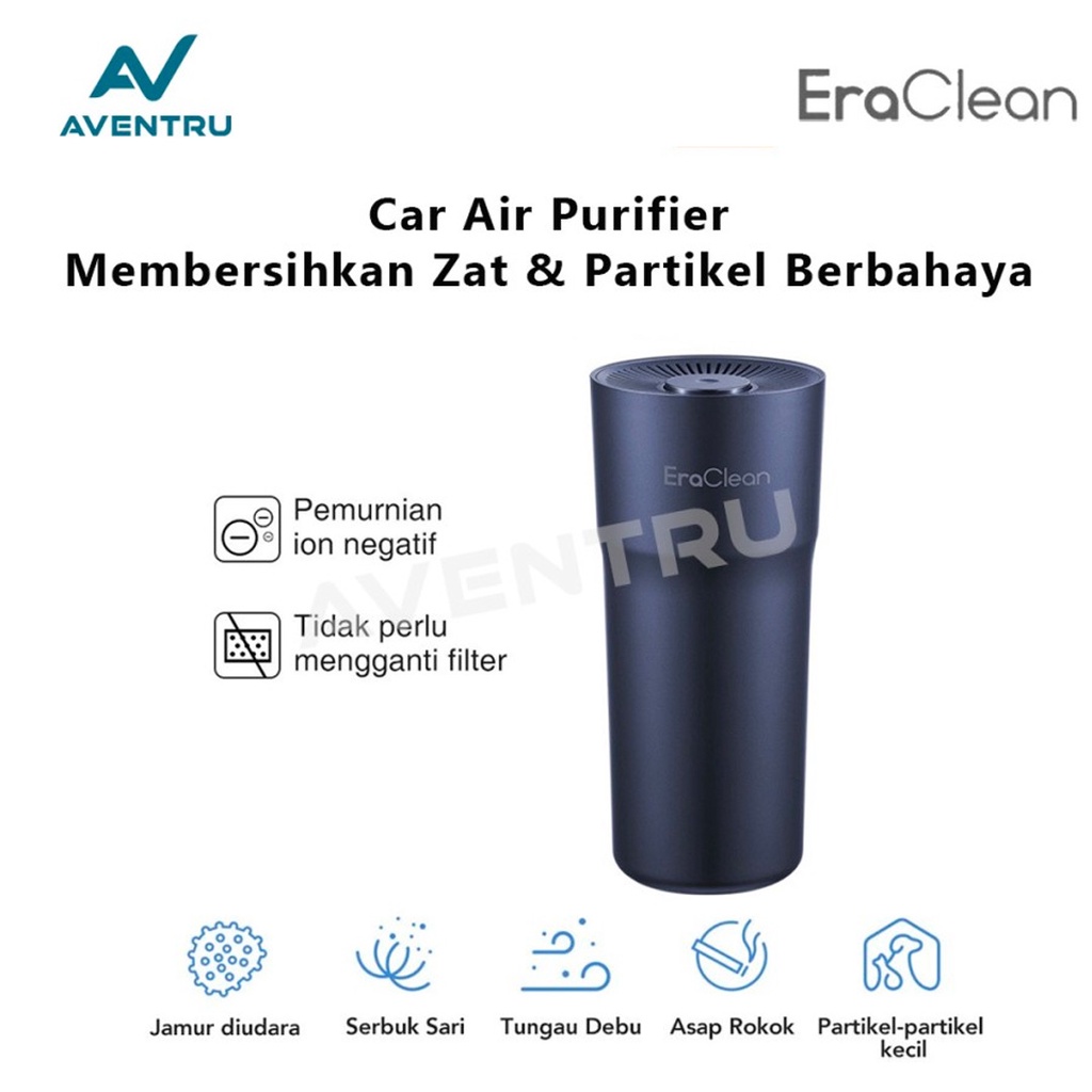 Mi EraClean Car Air Purifier Mobil Pembersih Udara Mobil Filter HEPA Karbon