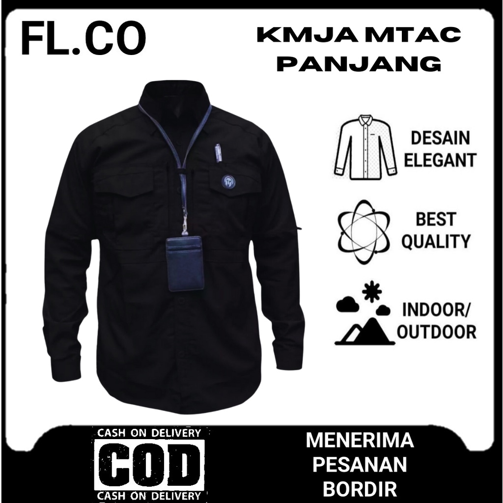 KEMEJA TACTICAL M-TAC LENGAN PANJANG / KEMEJA TACTICAL LAPANGAN OUTDOOR