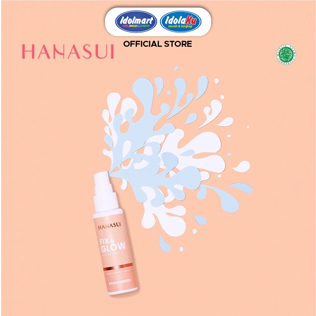 IDOLAKU Hanasui Fix &amp; Glow Setting Spray 60ml