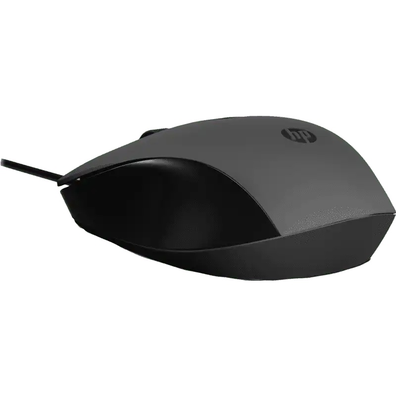 Mouse HP 150 Wired Mouse Kabel Ergonomic - Mouse Kabel Hp Original