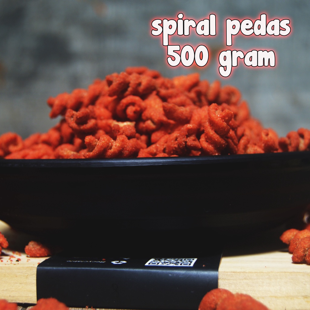 

MAKARONI SPIRAL PEDAS KILOAN 500 GRAM AFIF JAYA CEMILAN,RENYAH GURIH DAN NIKMAT,CEMILAN RENAH DAN BERKUALITAS