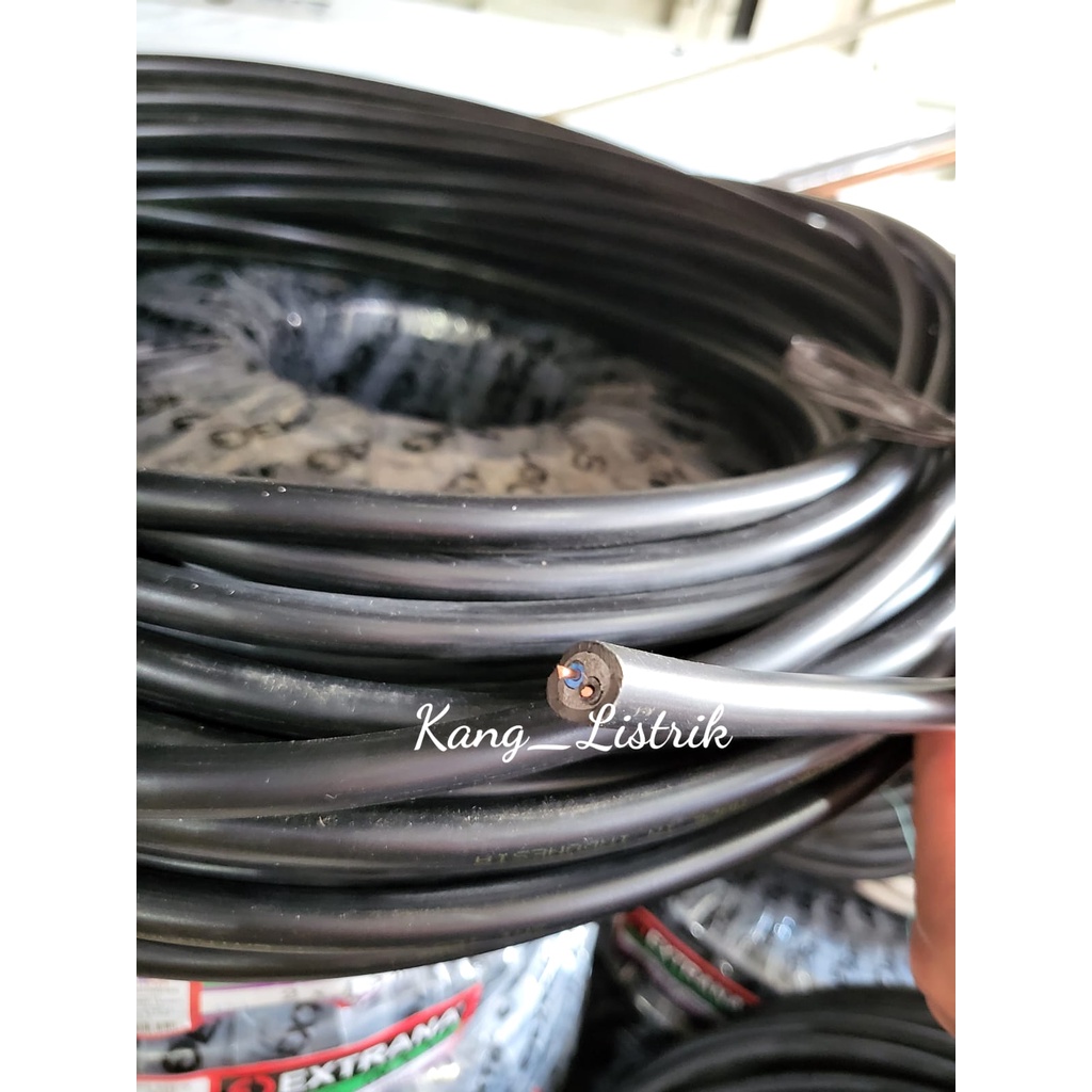 Kabel NYY Extrana 2x1,5mm / Kabel Tunggal Hitam 2x1.5mm PerMeter