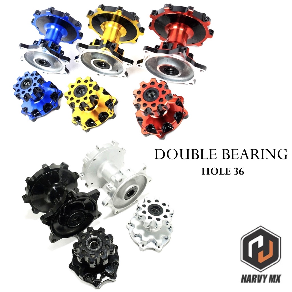 Tromol CRF 150 Tromol Depan Belakang SET CRF 150L 36 Hole DOUBLE BEARING