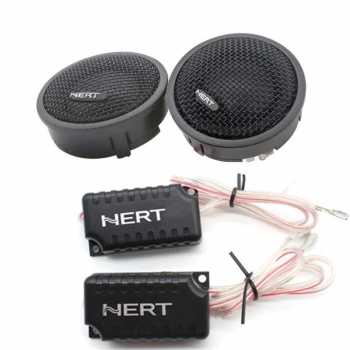 NERTZ Speaker Mini Dome Tweeter Loudspeaker Mobil HiFi 120W 2 PCS - HT25 Speaker mobil yang dapat dipasang pada pintu atau sudut mobil lainnya