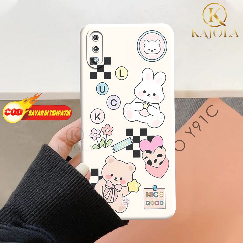 Case Hp Vivo Y91c / Y1s - Case Vivo 1820 - Casing Hp Vivo Y91c / Y1s - Silicon Hp - Cover Hp - Akses