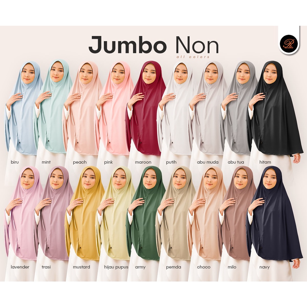 JILBAB JUMBO NON PED BY RIVANTIE
