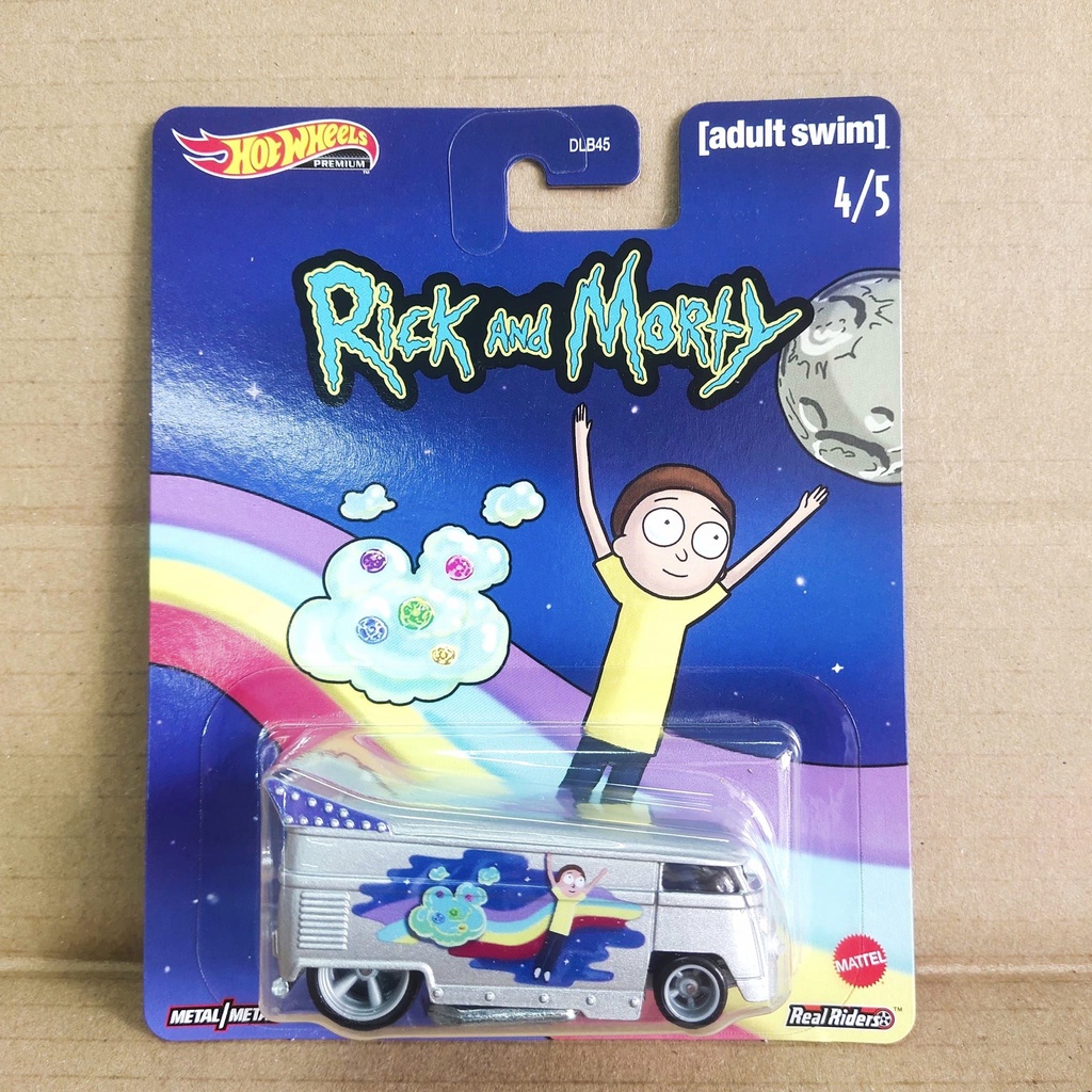 Hotwheels Rick and Morty Volkswagen Drag Bus