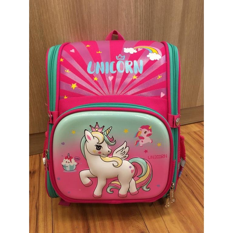 RANSEL VIRAL ANAK TABUNG IMPORT UNICORN / WHEELS. DARENA BAGS BANDUNG