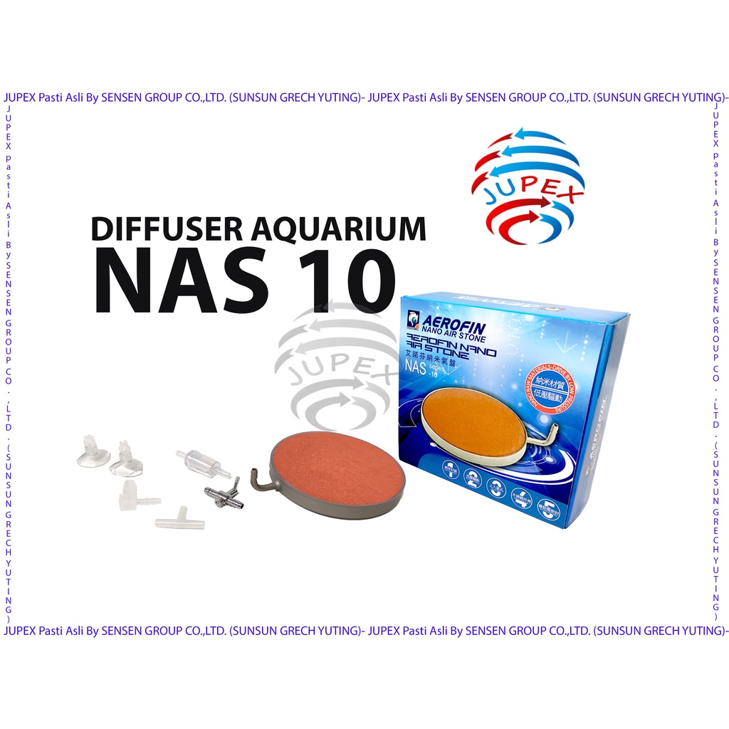 NAS 10 DIFFUSER NANO BUBBLE AQUARIUM AIR STONE GELEMBUNG NANO
