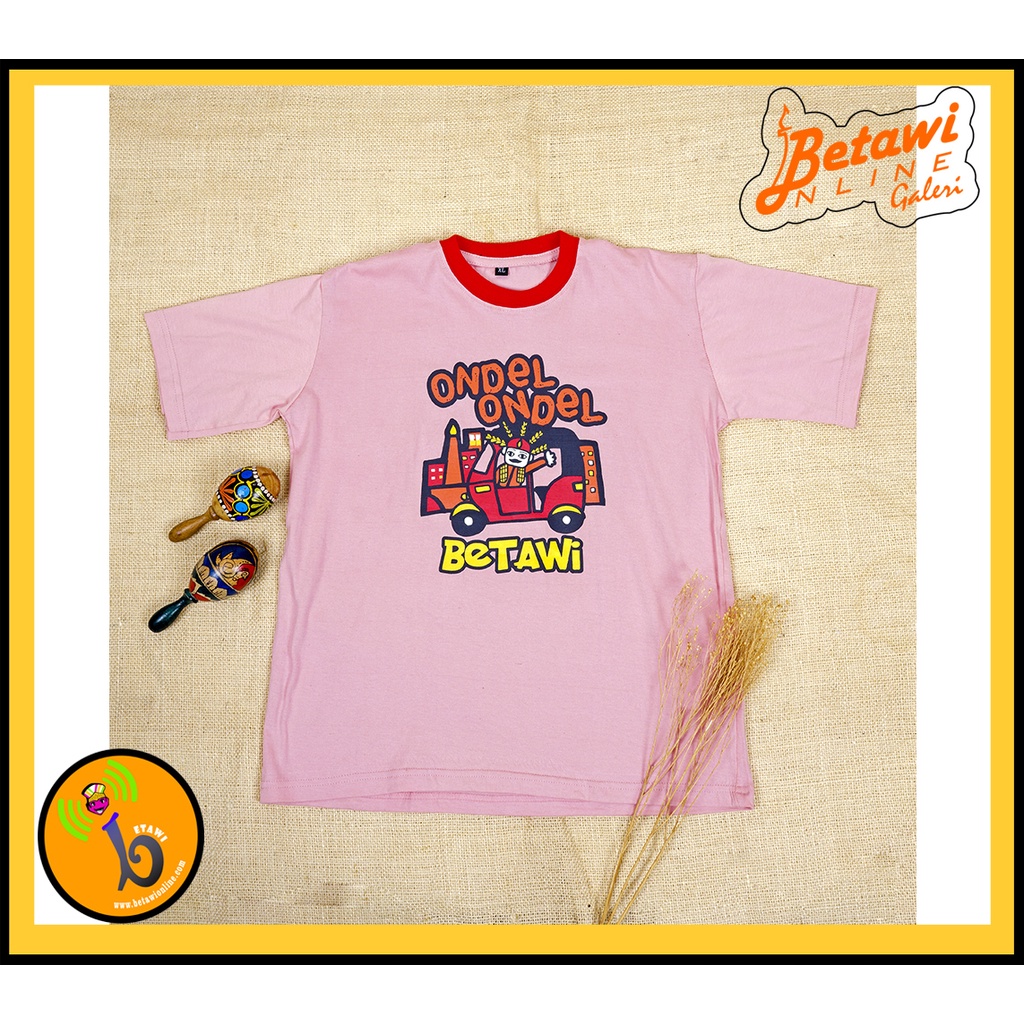 Kaos motif Bajay Ondel Ondel / Kaos Anak Motif Ondel