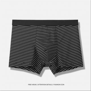 Celana Dalam Celana Pendek Garis-Garis Pria (L-XXXL) 12010