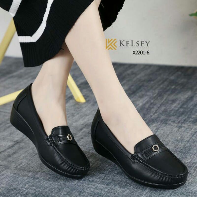 sepatu wedges wanita  K.  kode X2201-6