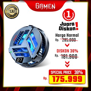 GAMEN Gaming Fancooler Radiator Coolingfan Smartphone Siberia II Black Garansi Resmi 1 tahun