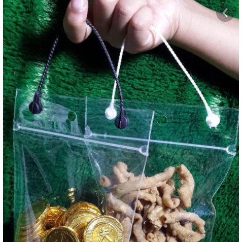 

❤ymelbamurah❤TALI PLINTIR / TALI PLASTIK SNACK 19cm / tali jajan / pegangan snack