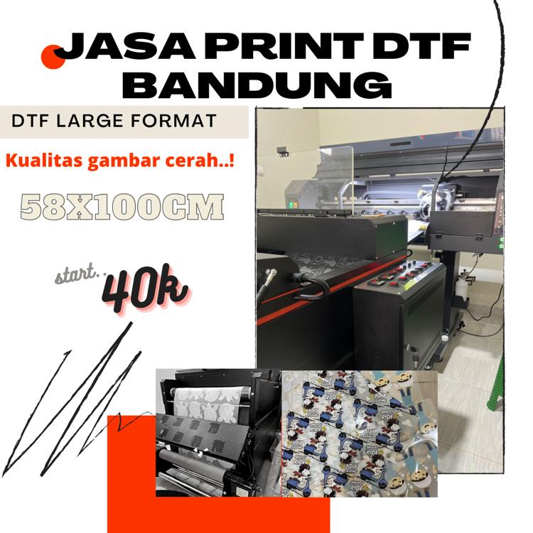 PROMO Cetak Sablon DTF / Siap Press Ukuran A4 A3 1Meter 58cm x 100cm Digital Printing Sablon