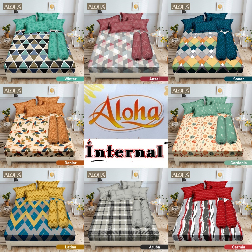 ALOHA - Sprei Queen (160x200) Terlaris pilihan A