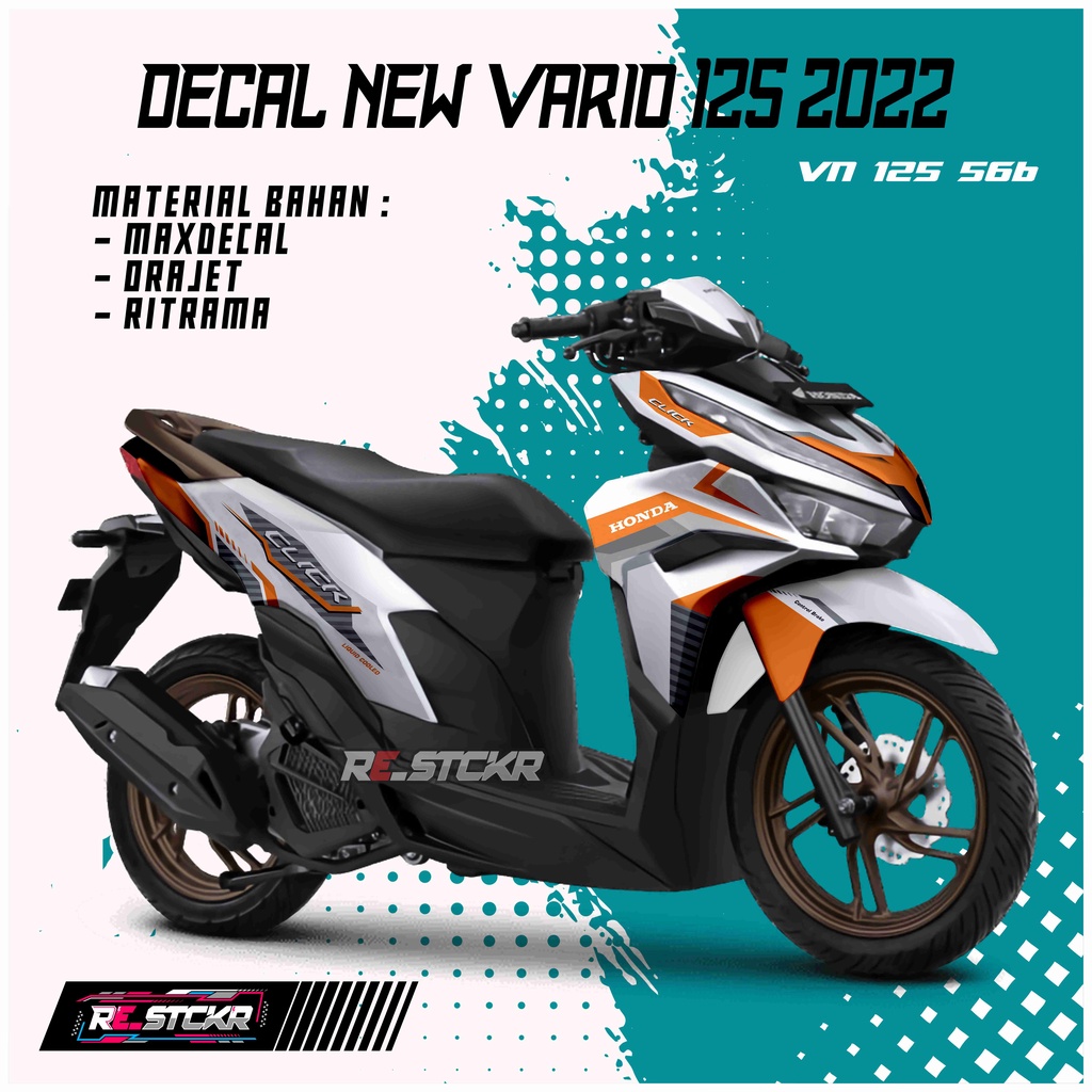 Decal new vario 125 2023 design 56 sticker vario new 125 2023 vario click