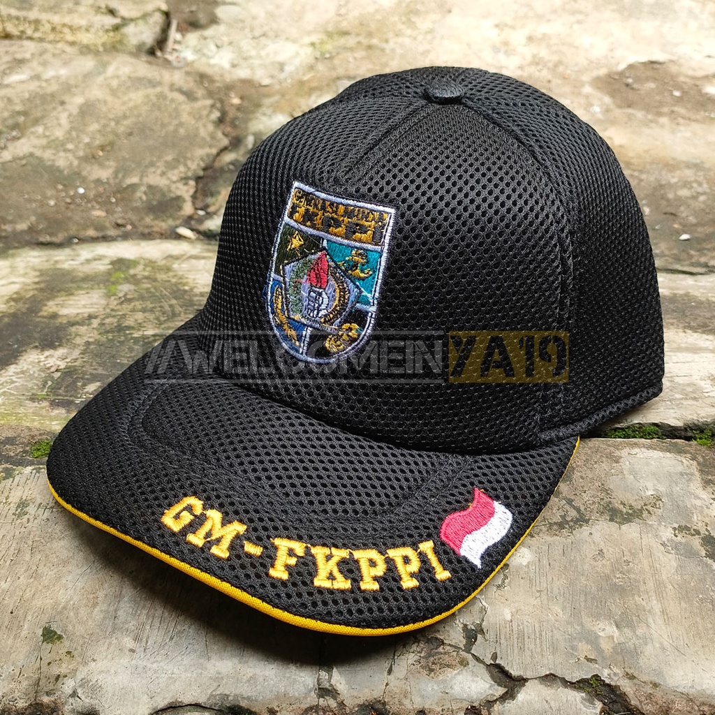 Topi Jaring Logo GENERASI MUDA FKPPI Hitam