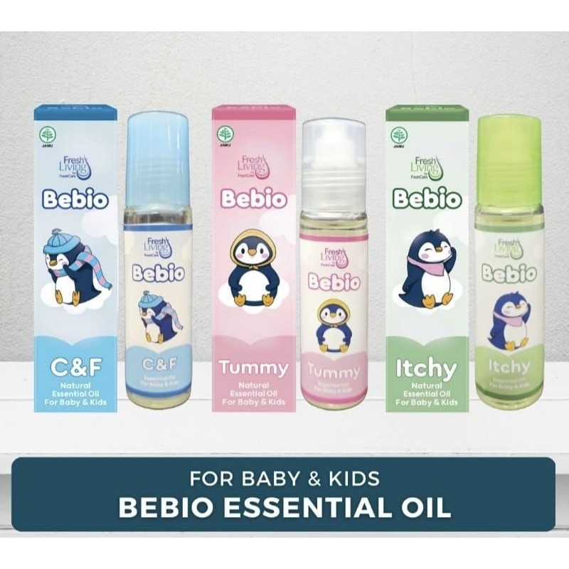 (RM) Freshliving BEBIO Essential Oil 9ml For Baby &amp; Kids - Minyak Aromatherapy Untuk Bayi (BPOM)