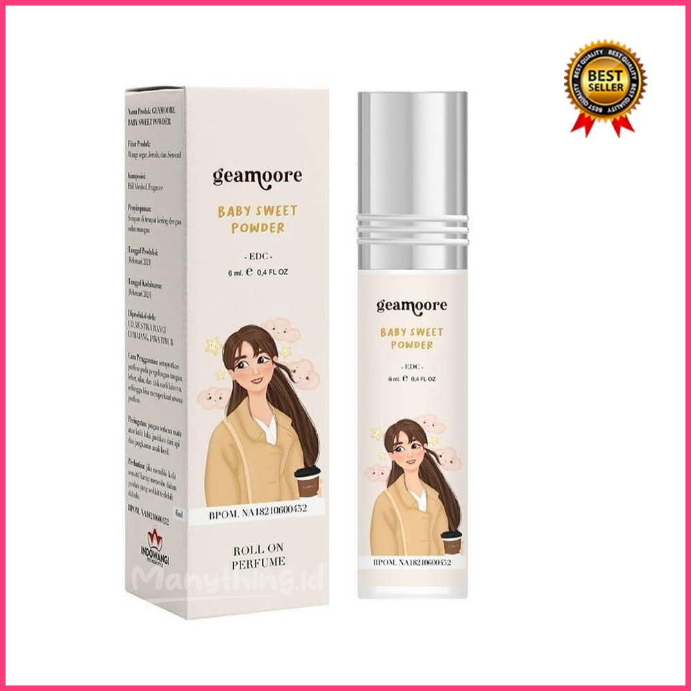 (MANYTHING) (BPOM) Geamoore Parfum Roll 6 ml Geamoore Inspired Perfume Pewangi badan Wewangian Roll on BPOM