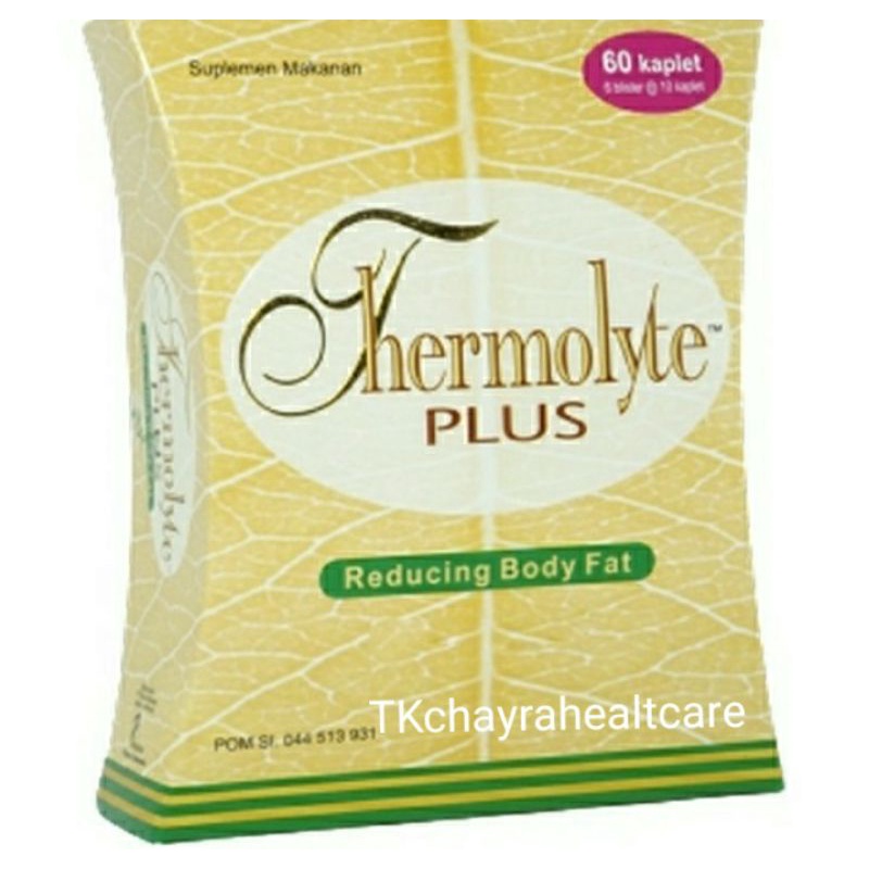 Thermolyte plus 60 kaplet/obat diet/pelangsing