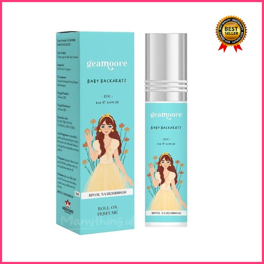 (MANYTHING) (BPOM) Geamoore Parfum Roll 6 ml Geamoore Inspired Perfume Pewangi badan Wewangian Roll on BPOM