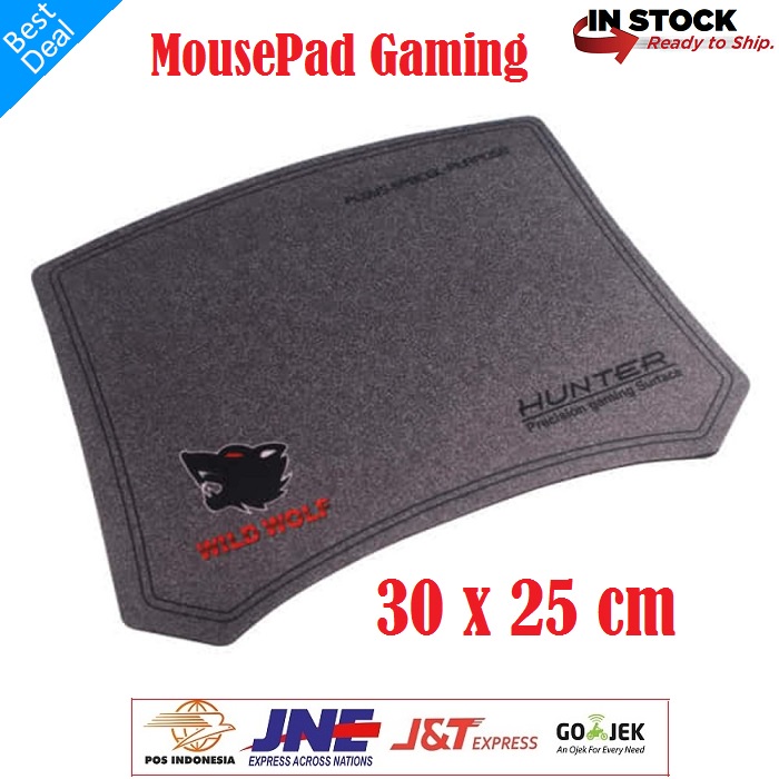 Original Mousepad Gaming Lebar Hunter 30 cm x 25 cm