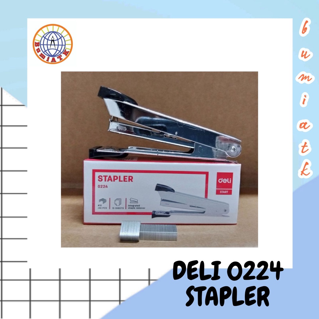 

STAPLES / STAPLER / HECTER SEDANG HD 10 / STAPLER DELI 0224 HD-10