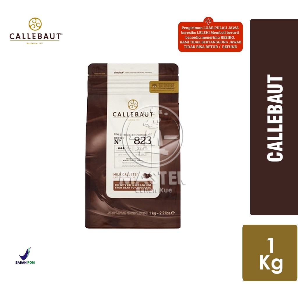 

Callebaut Milk 823 + Ice Gel [1 kg] KHUSUS GOSEND & JNE YES