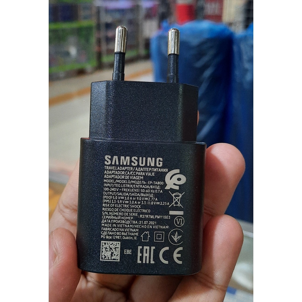 ADAPTOR CHARGER TYPE C TO C 25W BATOK CASAN C TO C FASTCHARGING