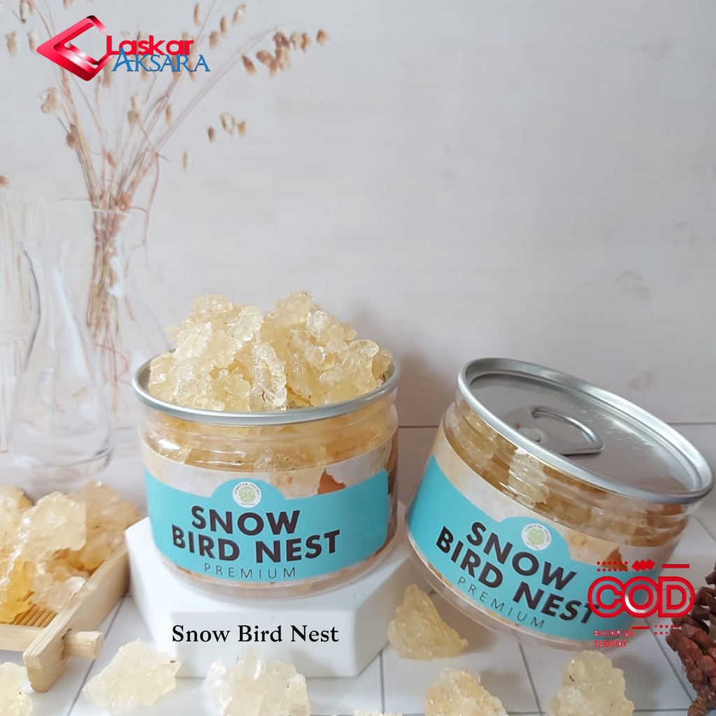 

Can - Snow Bird Nest Sarang Burung Tragacanth Gum Xue Yan / Premium