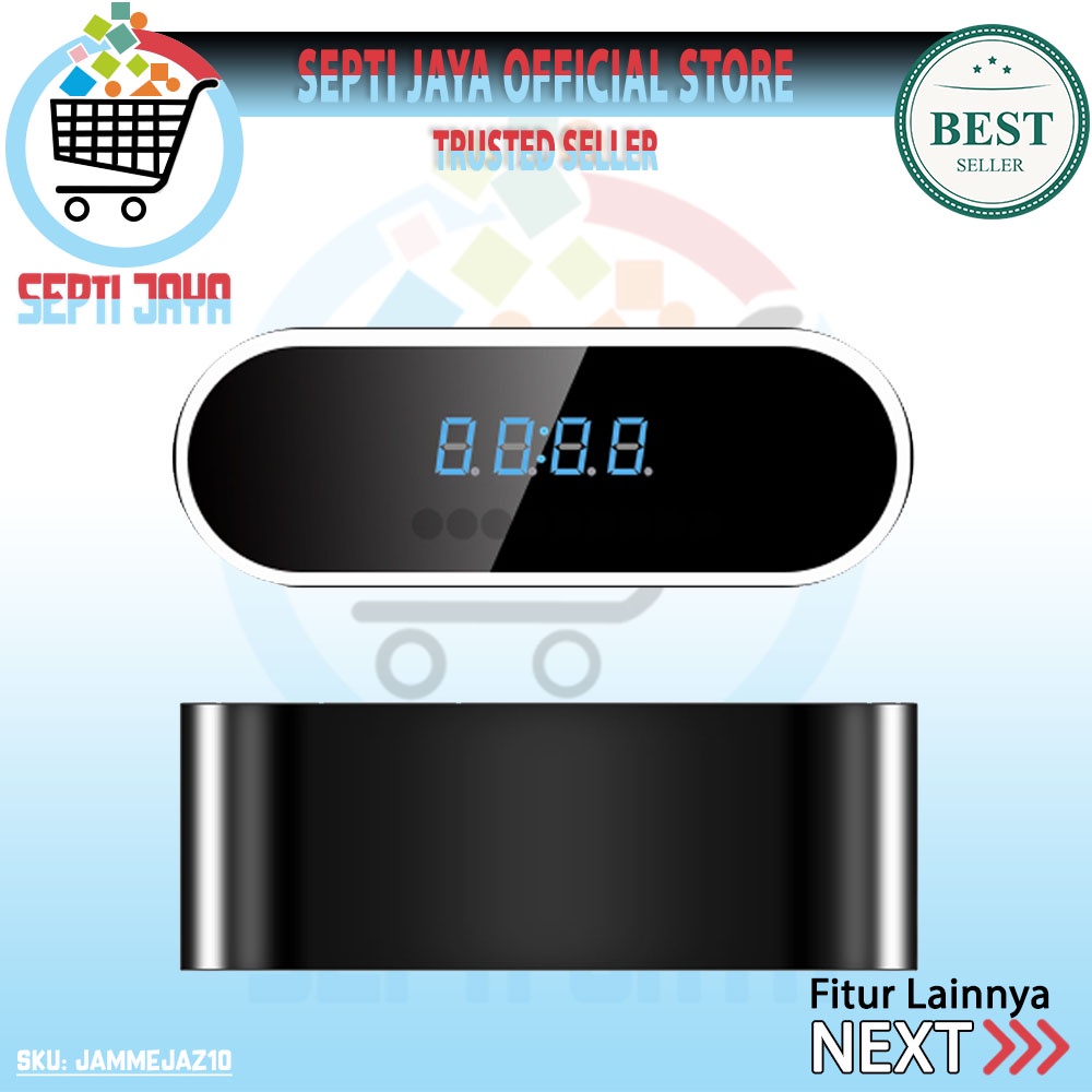 RK Z10 Kamera Spy WIFI Jam Meja Camera Mini Pengintai Tersembunyi Night Vision Motion Detection