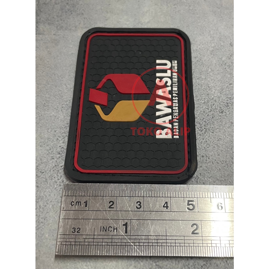 Patch BAWASLU (Kotak)- Patch Velcro BAWASLU - Prepetan