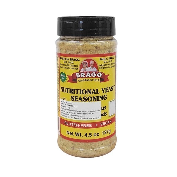 

[Ready-Stock]- Bragg Nutrition Yeast Seasoning 127gr | Penyedap Rasa Vegan Premium