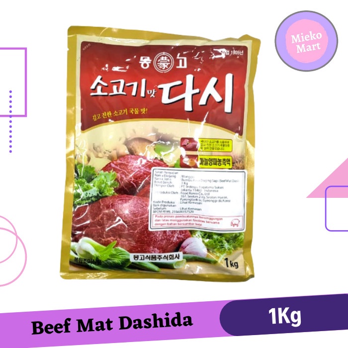 

Beef Mat Dashida 1Kg Bumbu Kaldu Sapi Korea