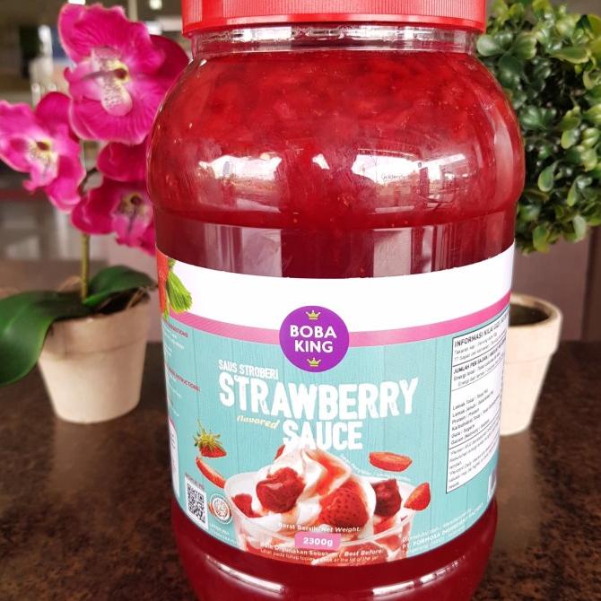 

Strawberry Jam / Strawberry Sauce / Selai Strawberry Boba King