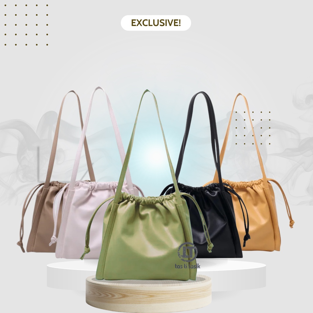 TasTiTasik - Tas Wanita Tali Serut Shoulder Bag Tas Bahu Wanita -  Orion Medium