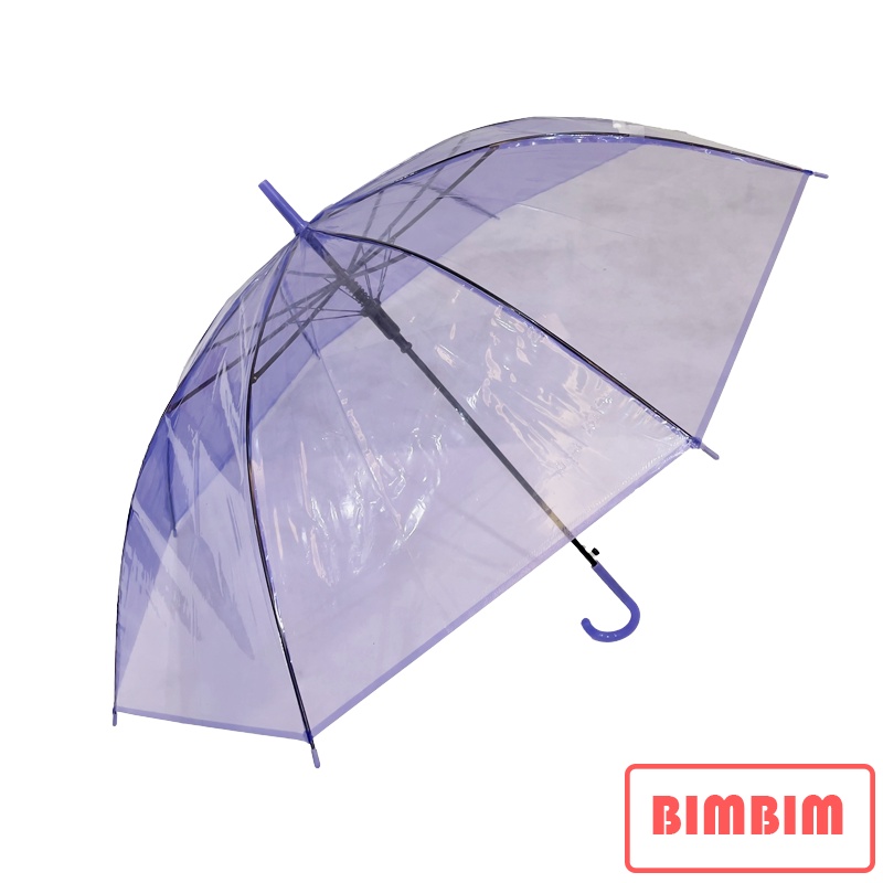 Payung Transparan Warna Polos Import Quality