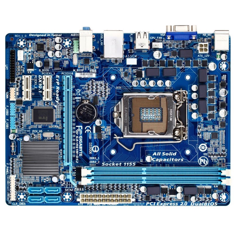 Gigabyte GA-H61M-DS2 (LGA1155, H61, DDR3)