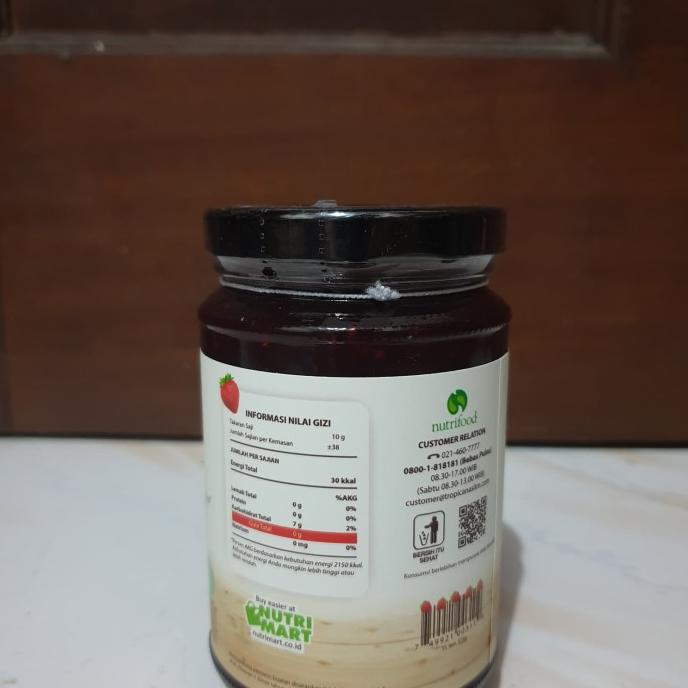 

Tropicana Slim Strawberry Jam 375 gr Stroberi Selai Roti Tanpa Gula