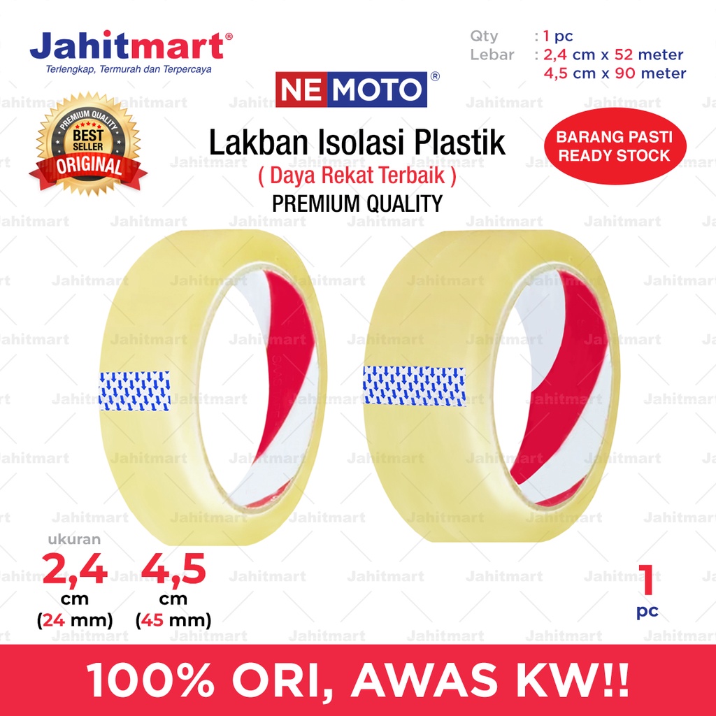 

Lakban Isolasi Plastik Merk NEMOTO