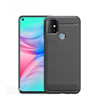 Casing Softcase Infinix Hot 10 IPAKY Carbon Fiber Matte Softcase