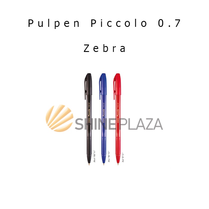 Pulpen Piccolo Semi Gel Ink Zebra 0.7mm - Pulpen Zebra Piccolo 0,7